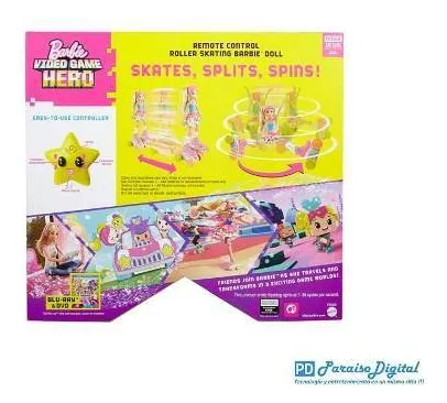 Remote control cheap roller skating barbie