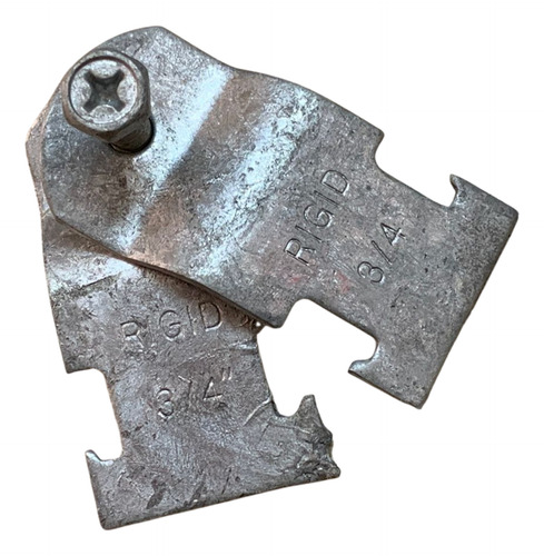 Pack 2un- Abrazadera Galvanizada Ruc 3/4 Para Riel Unistrut