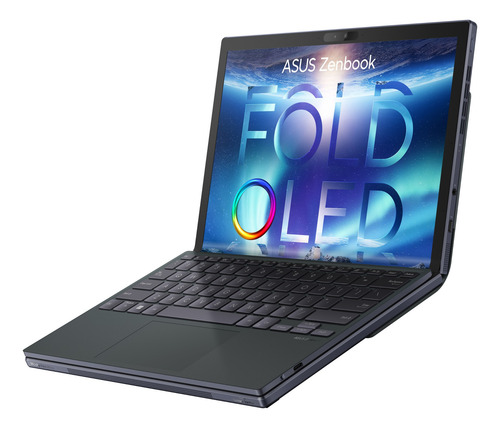 Imagen 2 de 3 de Notebook Asus Zenbook 17 Fold OLED UX9702AA tech black táctil 17.3", Intel Core i7 1250U 16GB de RAM 1000GB SSD, Intel Iris Xe Graphics G7 96EUs 2560x1920px Windows 11 Home