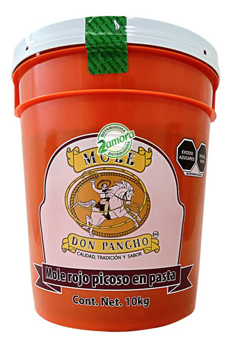 Mole Rojo Picoso En Pasta Don Pancho Cubeta De 10kg