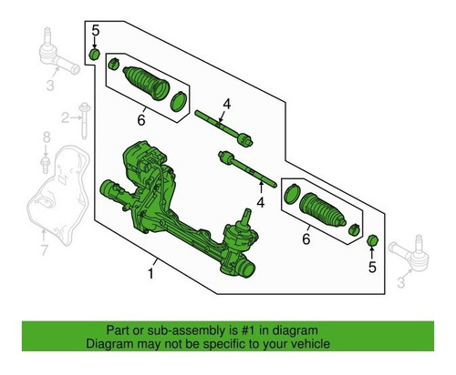 Cajetin De Direccion Ford Explorer 3.5l 2016 Hb5z-3504-m