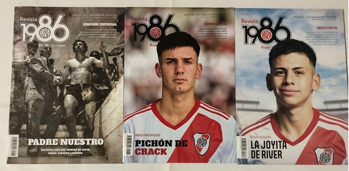 River Plate Revista 1986 Lote X 3 - O P O R T U N I D A D !