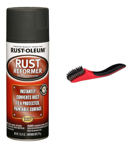 Rust Reformer Spray Onza Black Warner Fila Cepillo Pelador