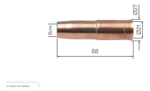 Tobera De Micro Tweco Original Weldskill-ws 24a62