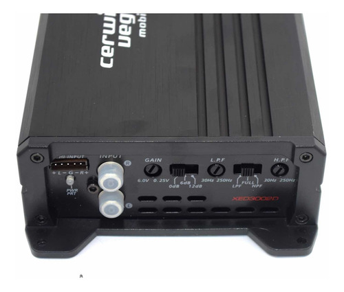 Amplificador Cerwin Vega Mobile Xed3002d 2 Canales 250 Watts Negro