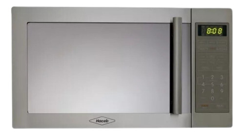 Horno Microondas Haceb Inox Con Grill Y Manija 1.1 31 L 120V