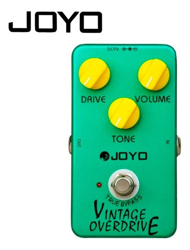 Pedal De Efecto Joyo Vintage Overdrive Jf-01 Verde