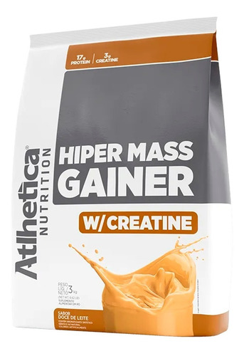 Hiper Mass Gainer 1,5kg - Atlhetica Nutrition / Com Nf
