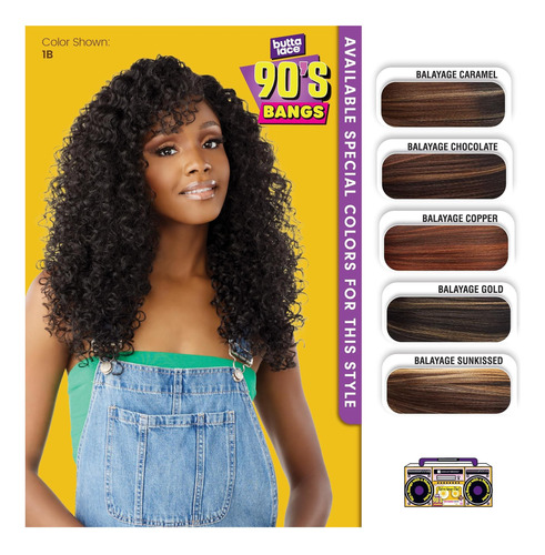 Sensationnel Butta Lace 90sbangs Wigs Unidad 913 Part Sin (2