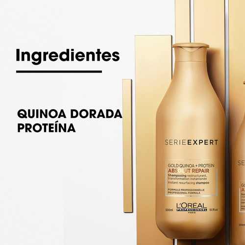 Imagen 4 de 8 de L'Oréal Professionnel Serie Expert Absolut Repair Shampoo 300mL
