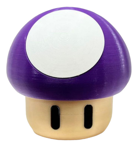 Honguito Mushroom Violeta - Holder - Súper Mario Bros 8cm