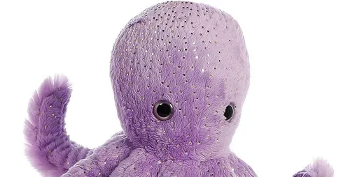 Peluche Pulpo Octavia Brillante Aurora Felpa Suave Juguete