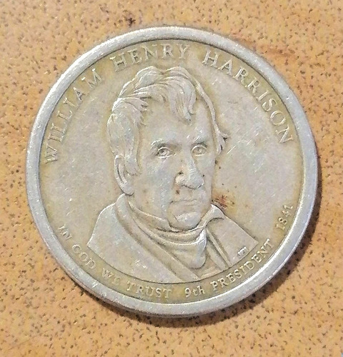 Moneda De Willian Henry Harrison De 1 Dolar Del 1841