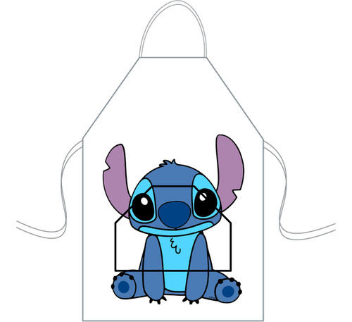 Delantal Cocina Mediano Para Niños Mini Chef Personalizado Stich 13 Personalizado