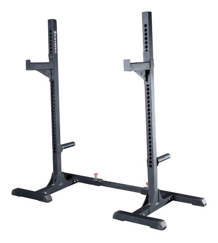 Rack Pesado Para Sentadilla Y Pecho Supremacy-negro Y Rojo