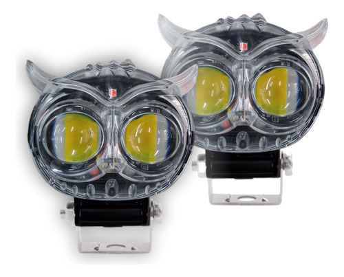 Exploradoras Led Búho 12.000 Lm 8 Funciones Para Moto Carro