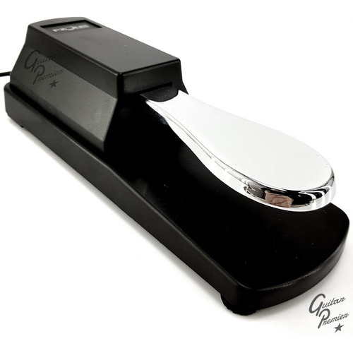 Imagen 4 de 8 de Pedal Sustain Para Teclado Organo Piano Profesional Cromado