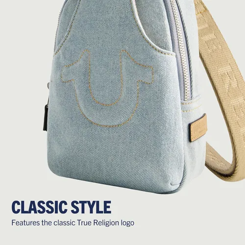 True Religion Bolso Bandolera Para Mujer, Mochila De Viaje