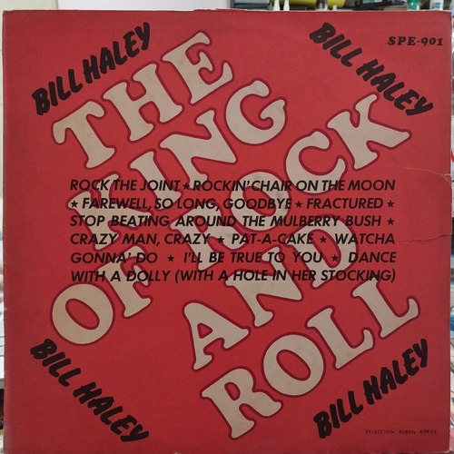 Bill Haley The King Of Rock And Roll Tapa Y Vinilo 8 