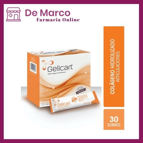 Gelicart Sanofi 30 Sobres Con 10g C/u | Colágeno Hidrolizado