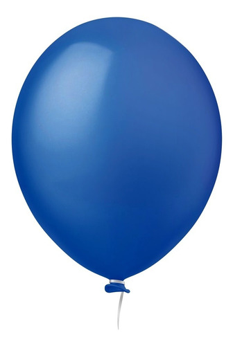 Pacote Com 50 Balões Bexiga Látex 11 Polegadas Cor Azul-celeste