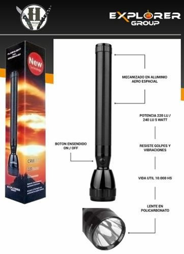 Imagen 2 de 2 de Linterna frontal recargable Explorer Group D3-201