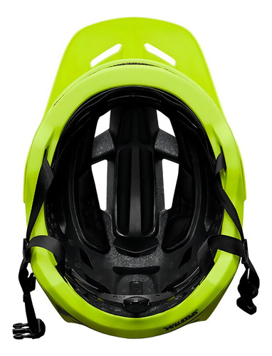 Capacete Ciclismo Bike Fox Speedframe Mips Amarelo Fluor Tamanho G