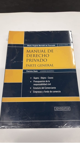 Manual De Derecho Privado Bertoldi De Fourcade