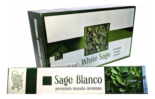 Incienso Premium De Salvia Blanca 12cajitas 