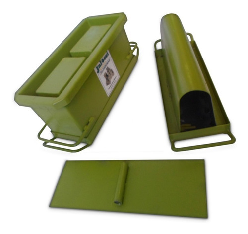 Imagem 4 de 5 de Kit Forma De Bloco E Canaleta 14 X 19 X 39 Cms Sem Fundo