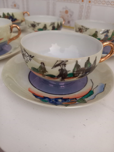 Porcelana Japonesa Satsuma Antiga (jogo D Chá/café) (Usado)