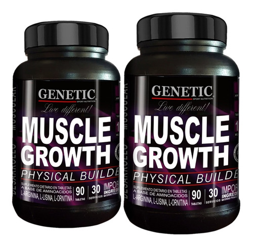 2 Amino Muscle Growth Arginina Lisina Ornitina Oxido Nitrico