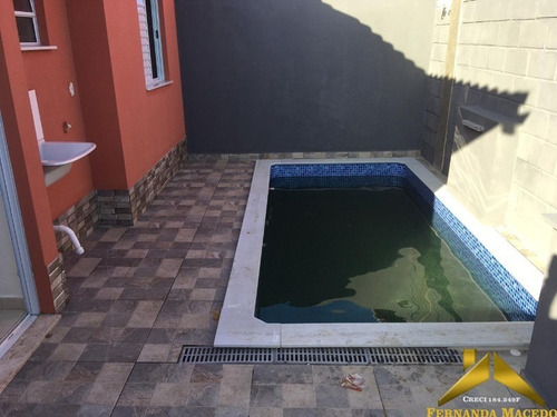 Casa Em Condominio Fechado Com 2 Quartos, Suíte E Piscina Privativa - Minha Casa Minha Vida - Ca00057 - 34234841