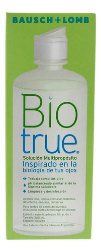 Biotrue Solución Multipropósito Lentes De Contacto De 300 Ml