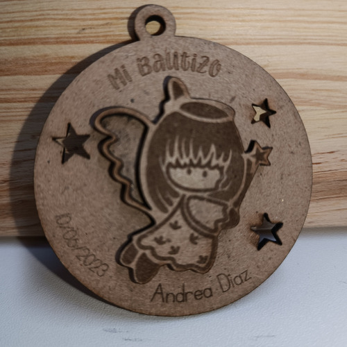 Recuerdos, Medallas, Llaveros Grabado Y Corte Láser Mdf 3mm