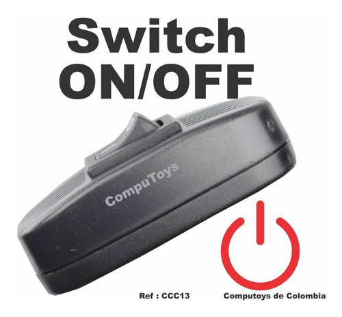 Imagen 1 de 6 de Switch Interruptor On/off Lámpara Ref: Ccc13 Computoys Sas
