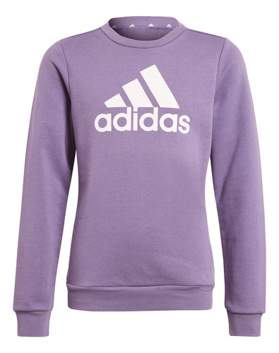 Sudadera adidas Essentials Big Logo Niña Morado