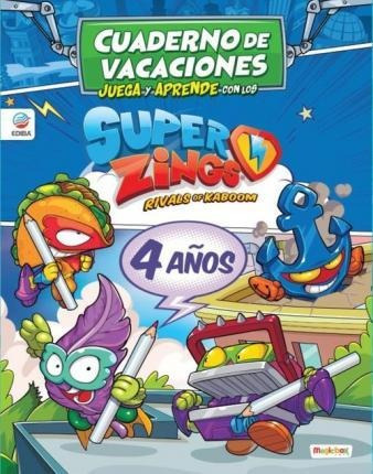 Cuaderno De Vacaciones Juega Y Aprende Con Los S (importado)