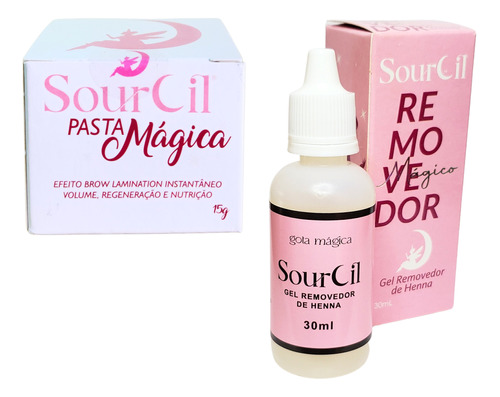 Kit Pasta Magica Sourcil E Removedor De Henna - Nf E Brinde