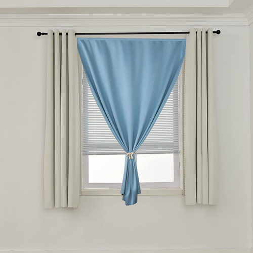 Cortinas Autoadhesivas Negras 100% Opacas Para Dormitorio