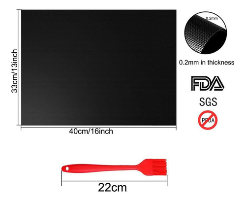 Tapetes Para Hornear, Tapete De Silicona Antiadherente 4 Pcs
