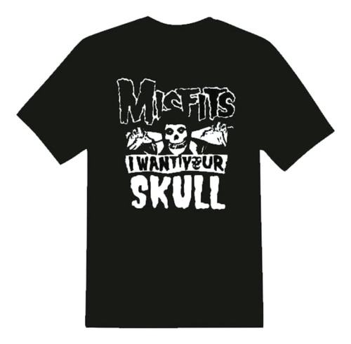 Camiseta Misfits Bandas Rock 