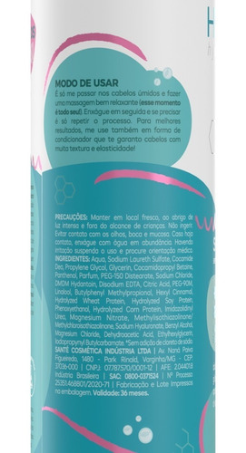 Shampoo Acido Hyalura 300ml Reconstrução Vs