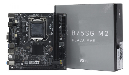 Placa-mãe Vxpro Vxb75sgm2 Chipset B75 Lga1155 Mini-itx Ddr3