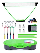 Comprar Juego De Bádminton Portátil Con 4 Raquetas De Grafito