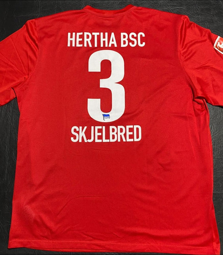 Herta Berlín Camiseta Suplente 2016/17 #3 Skjelbred. Nike