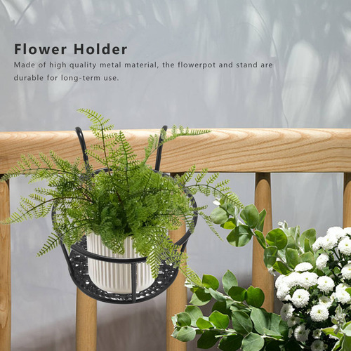Soporte De Metal Para Flores, Soporte Para Macetas Colgantes
