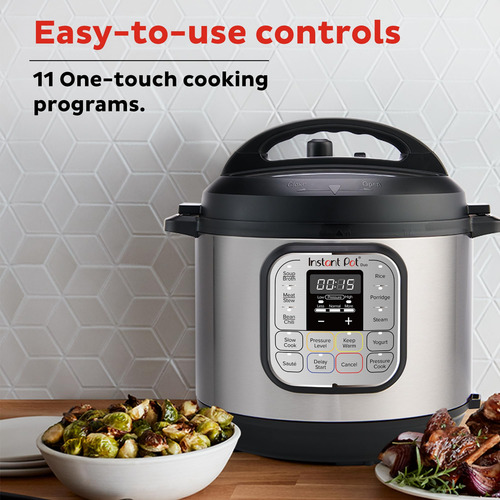 Olla A Presión Eléctrica Instant Pot Duo 7 En 1, 3 Litros