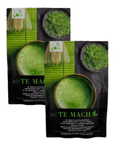 Té Matcha Envasado 100 Gr X 2 Unidades - Lireke