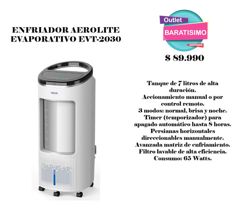 Enfriador De Aire Kendal Ke-120c 